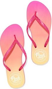 Vs pink ombre glitter flip flop sandals L 9 9.5 10